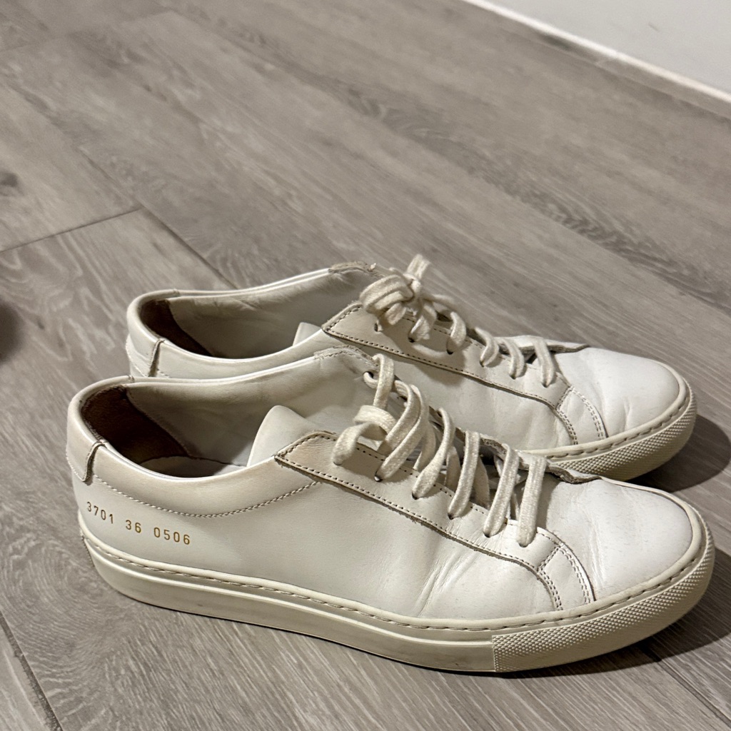 White Low-Top Sneakers